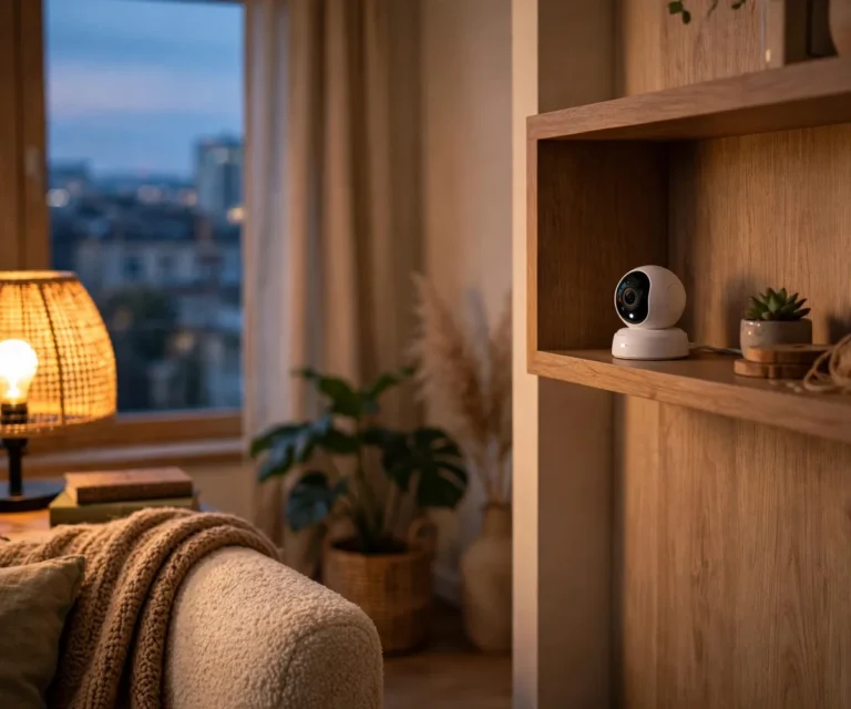 Renter-friendly smart home starter guide with smart devices in a rental apartment